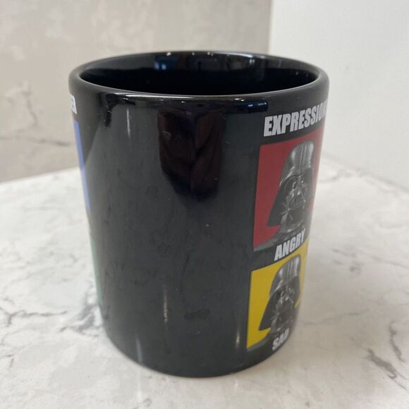 Star Wars Expressions Of Darth Vader Coffee Mug Cup 14 oz Pre Owned - Picture 2 of 4